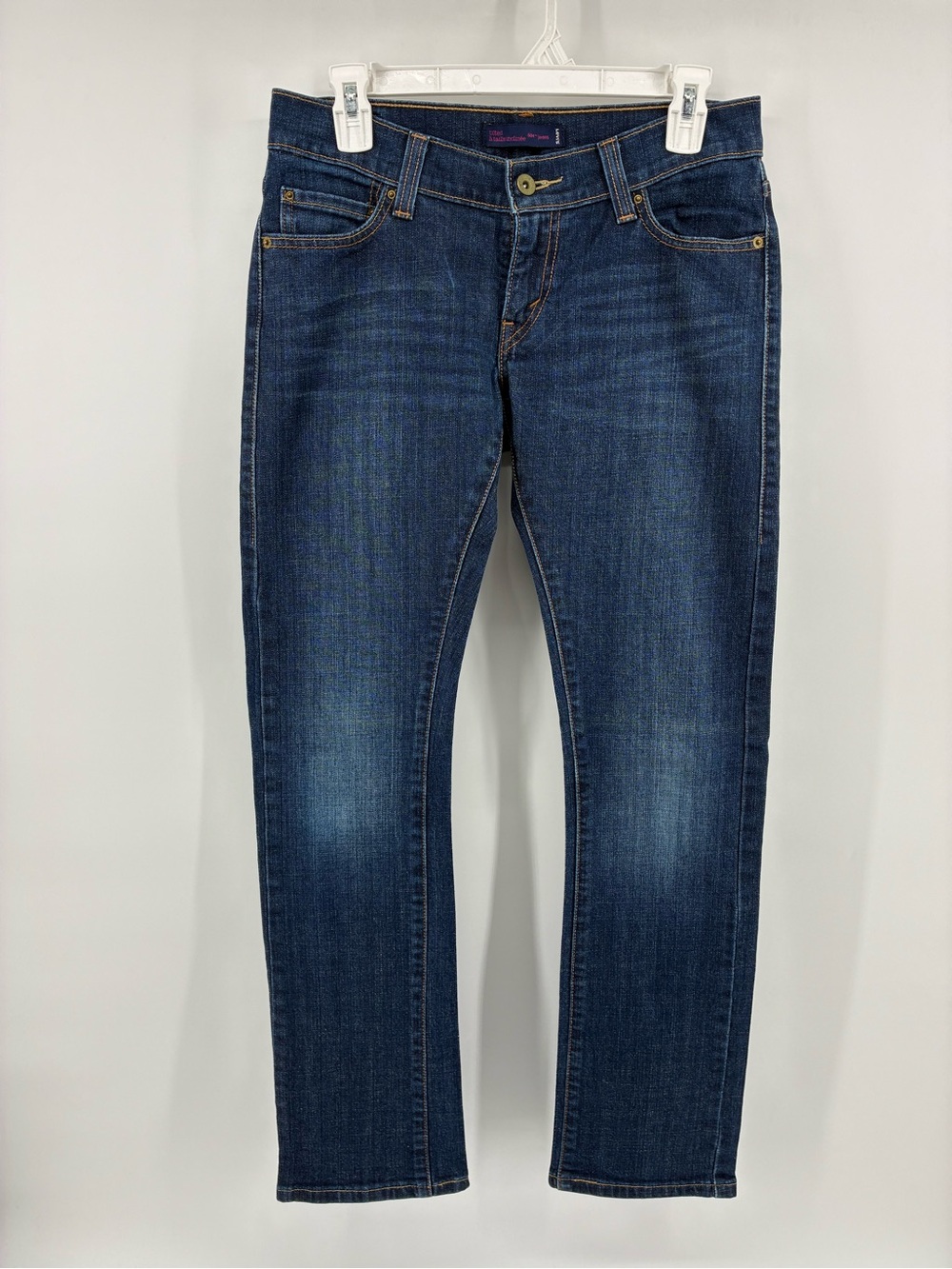 Levi's Women's 504 Tilted Dark Denim Jeans